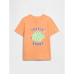 Gap Erkek Bebek Turuncu Grafik Baskılı T-Shirt - 2 Yaş