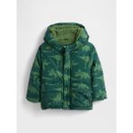 Gap Erkek Bebek Yeşil Cozy Puffer Şişme Mont - 6 - 12 Ay