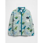 Gap Erkek Bebek Yeşil Gap Fermuarlı Fleece Sweatshirt - 6 - 12 Ay