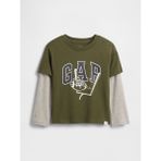 Gap Erkek Bebek Yeşil Grafik Baskılı T-Shirt - 12 - 18 Ay