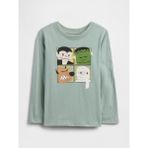 Gap Erkek Bebek Yeşil Grafik Baskılı T-Shirt - 3 Yaş