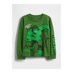 GAP Erkek Bebek Yeşil Marvel Grafik Baskılı T-Shirt