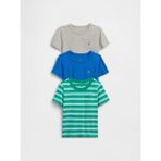 Gap Erkek Bebek Yeşil Mix & Match Cep T-Shirt (3’lü) - 6 - 12 Ay