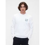 Gap Erkek Beyaz Gap Logo Fleece Sweatshirt - 2XL
