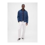 GAP Erkek Beyaz Relaxed Straight Jean Pantolon