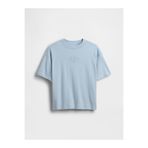 GAP Erkek Çocuk Açık Mavi Oversized 1969 Logo T-Shirt