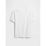 Gap Erkek Çocuk Beyaz Bisiklet Yaka T-Shirt - M