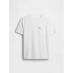 Gap Erkek Çocuk Beyaz Pocket T-Shirt - XS