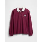 Gap Erkek Çocuk Bordo Rugby Polo T-Shirt - XL