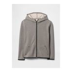 GAP Erkek Çocuk Gri GapFit Tech Fermuarlı Sweatshirt