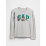 Gap Erkek Çocuk Gri Grafik Baskılı T-Shirt - XS