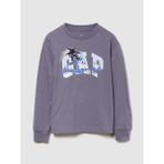Gap Erkek Çocuk Gri Grafik T-Shirt - 2XL