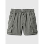 Gap Erkek Çocuk Gri Hybrid Pull-On Kargo Şort - XS