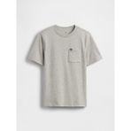 GAP Erkek Çocuk Gri Pocket T-Shirt