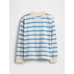 GAP Erkek Çocuk Kırık Beyaz Relaxed T-Shirt