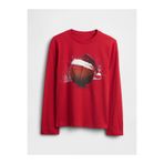 GAP Erkek Çocuk Kırmızı Grafik Baskılı T-Shirt