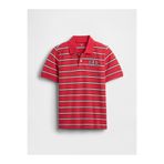 GAP Erkek Çocuk Kırmızı Logo Pique Polo T-Shirt