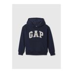 GAP Erkek Çocuk Lacivert Logo Kapüşonlu Sweatshirt