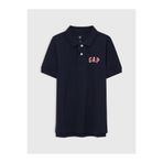 GAP Erkek Çocuk Lacivert Logo Polo Yaka T-Shirt