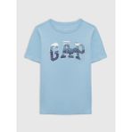 Gap Erkek Çocuk Mavi Grafik Baskılı T-Shirt - 2XL