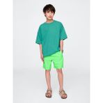 Gap Erkek Çocuk Neon Yeşil Quick-Dry Astarlı Şort - XS