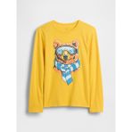 Gap Erkek Çocuk Sarı Grafik Baskılı T-Shirt - 2XL