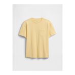 GAP Erkek Çocuk Sarı Kids Everyday Soft Stripe Pocket T-Shirt