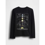 Gap Erkek Çocuk Siyah Grafik Baskılı T-Shirt - 2XL