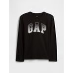 Gap Erkek Çocuk Siyah Grafik Baskılı T-Shirt - M