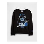 GAP Erkek Çocuk Siyah Star Wars™ Relaxed Bisiklet Yaka Sweatshirt