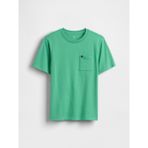 Gap Erkek Çocuk Yeşil Pocket T-Shirt - M