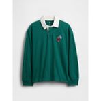 Gap Erkek Çocuk Yeşil Rugby Polo T-Shirt - 2XL