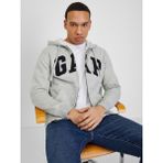 Gap Erkek Gri Gap Logo Kapüşonlu Sweatshirt - 2XL