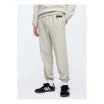 GAP Erkek Gri Logo Fransız Havlu Kumaş Jogger Eşofman Altı