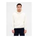 GAP Erkek Kırık Beyaz Oversized Logo Sweatshirt