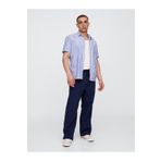 GAP Erkek Lacivert Gauze Baggy Easy Pantolon