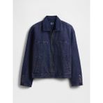 Gap Erkek Mavi Kanvas Astarlı Ceket - 2XL