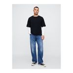 GAP Erkek Mavi Relaxed Fit Straight Jean Pantolon