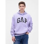 Gap Erkek Mor Heavyweight Oversized Logo Sweatshirt - XL