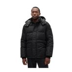 GAP Erkek Siyah ColdControl Max Relaxed Heavyweight Puffer Şişme Mont, 2XL Beden