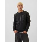 Gap Erkek Siyah Gap Logo Fleece Sweatshirt - XS