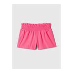 GAP Fırfırlı Büzgülü Kız Pembe Bebek Şort