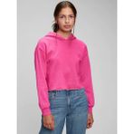 Gap Genç Kız Pembe Crop Kapüşonlu Sweatshirt - 14 - 16