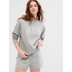 Gap Kadın Açık Gri Gap Logo Bisiklet Yaka Fleece Sweatshirt - XS