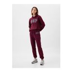 GAP Kadın Bordo Gap Logo Jogger Fleece Eşofman Altı