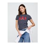 GAP Kadın Çok Renkli 2'li Logo Kısa Kollu T-shirt Seti
