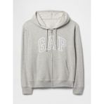 Gap Kadın Gri Gap Logo Relaxed Fermuarlı Sweatshirt - XL