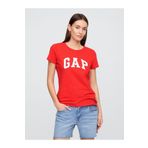 GAP Kadın Kırmızı Gap Logo T-Shirt