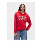 GAP Kadın Kırmızı Logo Fleece Sweatshirt
