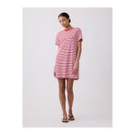 GAP Kadın Kırmızı Relaxed T-Shirt Mini Elbise